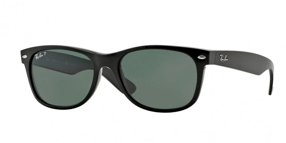 Ray Ban New Wayfarer 2132 Sunglasses - Medium - 55mm - Black - view 27